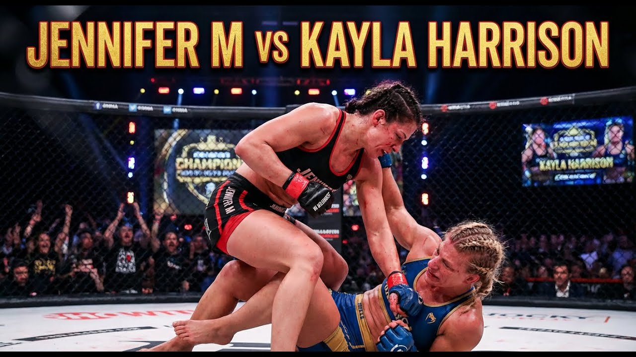 Дженнифер М против Кайлы Харрисон | Полный бой за титул чемпионки UFC в легчайшем весе среди женщин