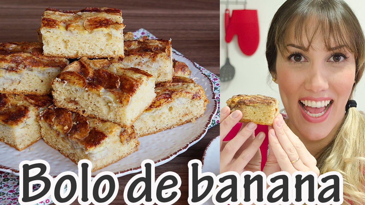 BOLO DE BANANA FOFINHO I Receitas e Temperos