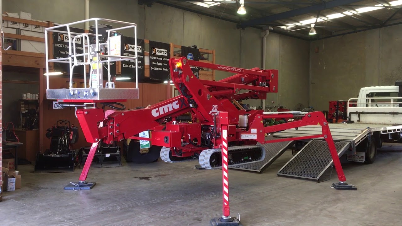 CMC 19HD Spider Lift Unloading