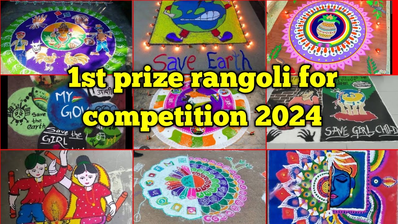 1st prize rangoli for competition/rangoli for competition/rangoli designs 2025/new year muggulu