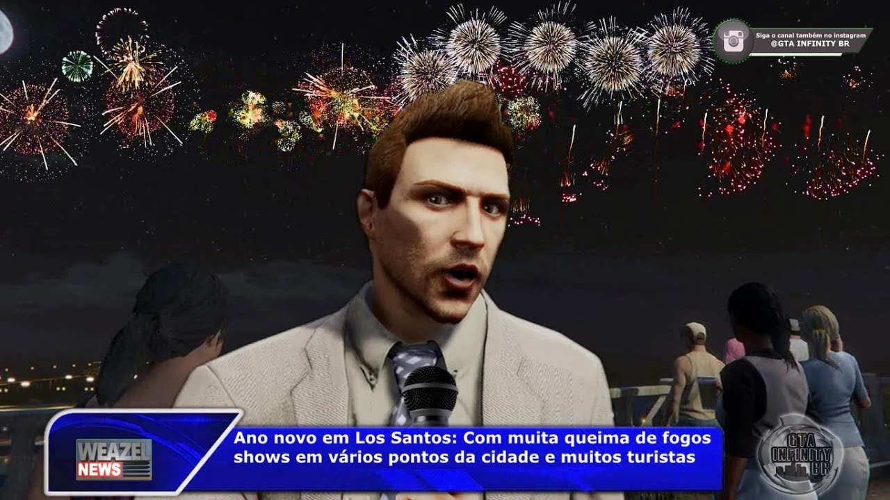 WEAZEL NEWS - LINDOS FOGOS, PAPARAZZI, SUSTO CONDOMÍNIO, NÉVOA - GTA V