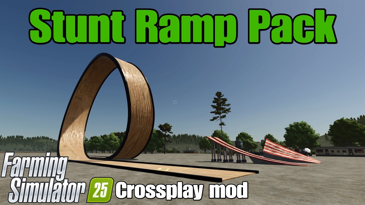 Stunt Ramp Pack / modyfikacja crossplay FS25