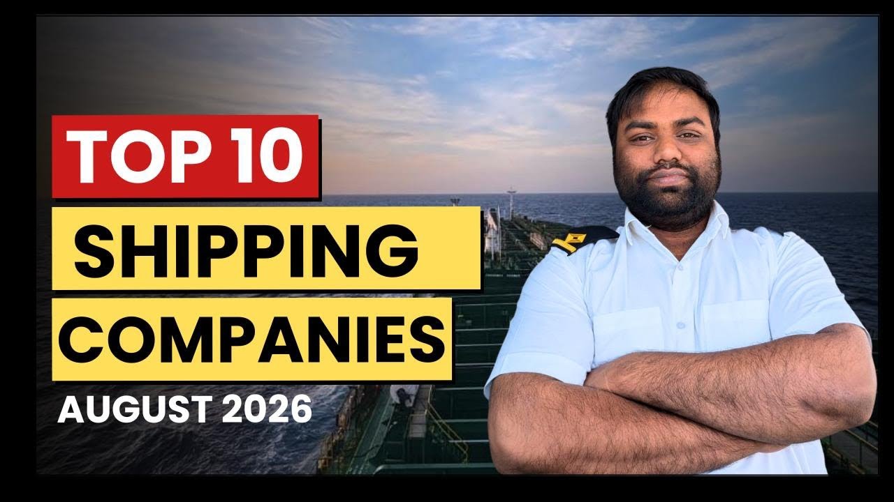 ⚡Top 10 Shipping Companies | August 2026 | Best Companies to Start Your Career| Merchant Navy|IMUCET