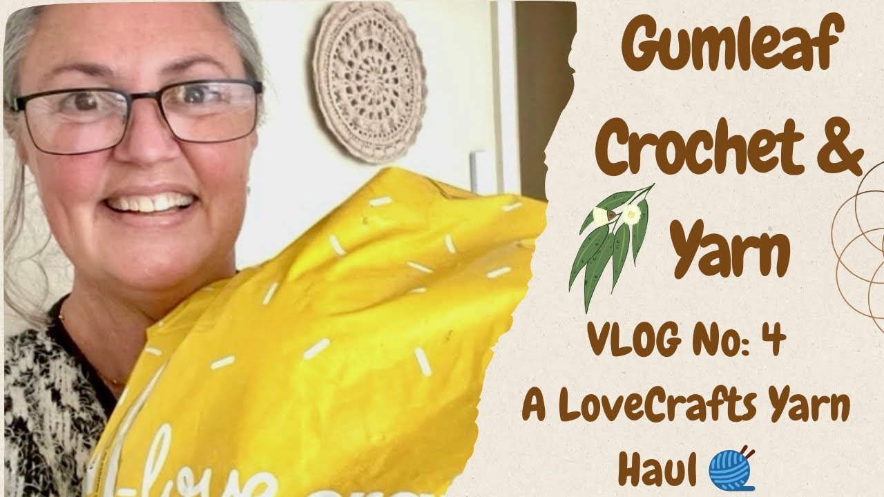 Crochet VLOG 4: A LoveCrafts Yarn Haul 🧶 #yarn #yarnhaul #yarnlovers 