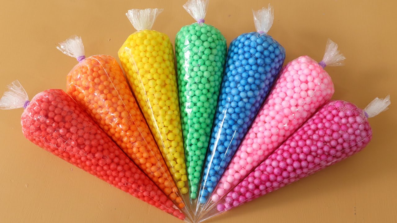 Making Crunch Slime with Piping Bags! Most Satisfying Slime Video★ASMR★#ASMR#PipingBags