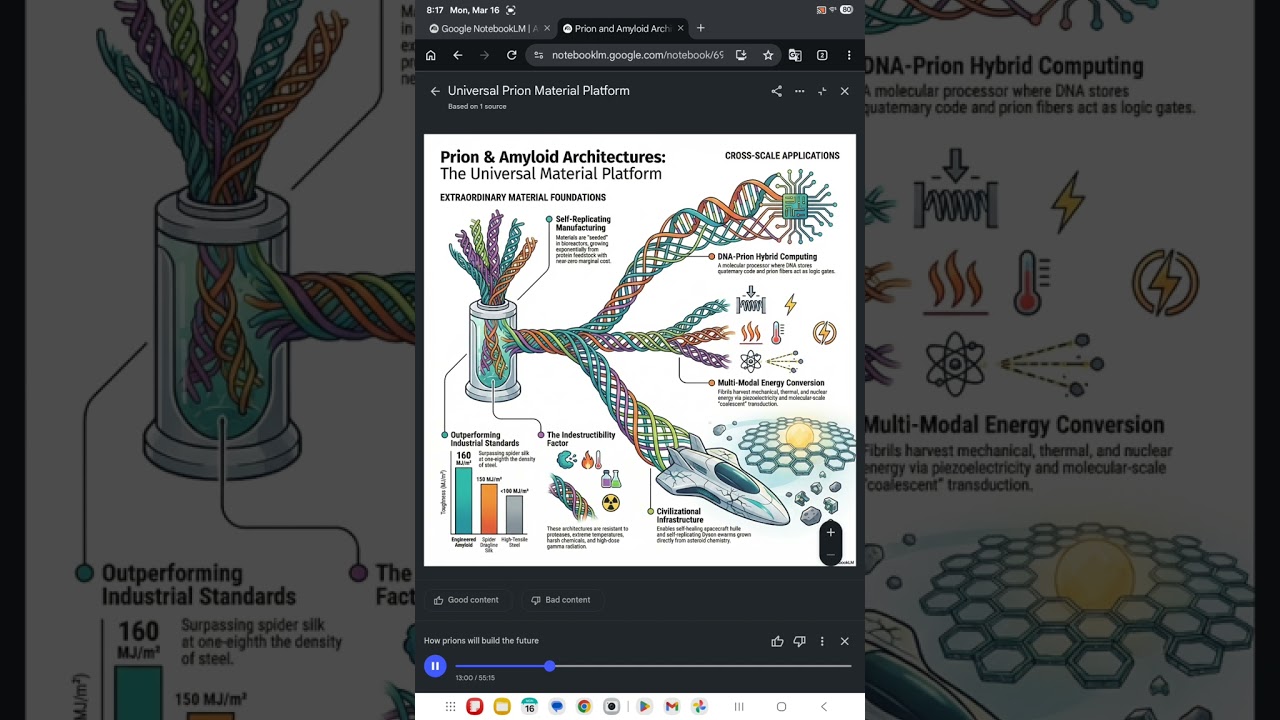 Thermodynamic Prion Amyloid DNA/RNA Architectural Electron and photonic Advanced Quantum Computing.