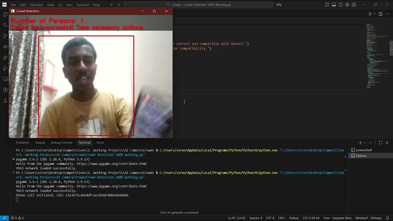 VisionSenseAI - AI Powered Intelligent Camera | Devbhoomi Cyberthon 3.0 Project by Team Byte Shield