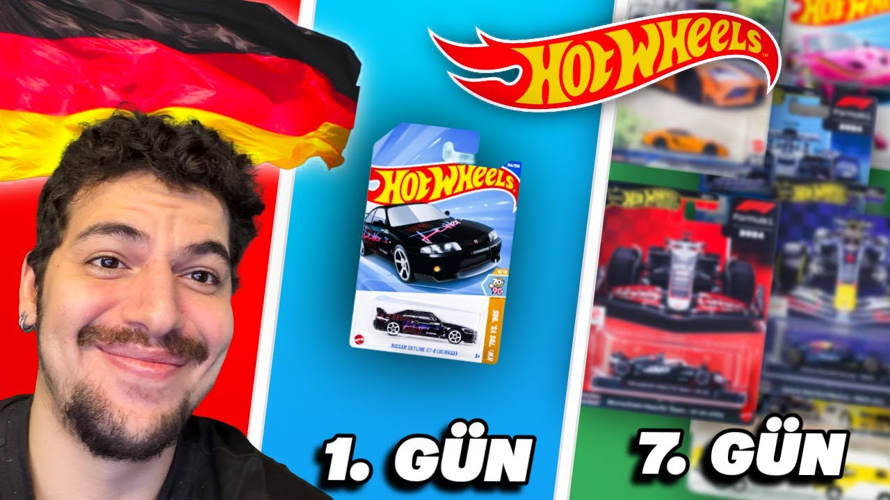 Almanya'da 1 Hafta Boyunca HOT WHEELS Hunt Yaptım! -F1 Modelleri, Legends Tour, Yeni setler…