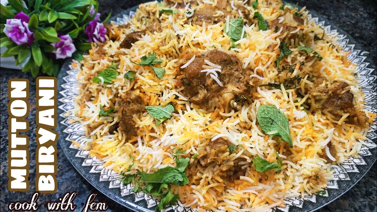 Hyderabadi Famous Kalyani Mutton Biryani | Mutton Biryani Aur Kacche Kheeme Ke Kabab Ki Combo Recipe