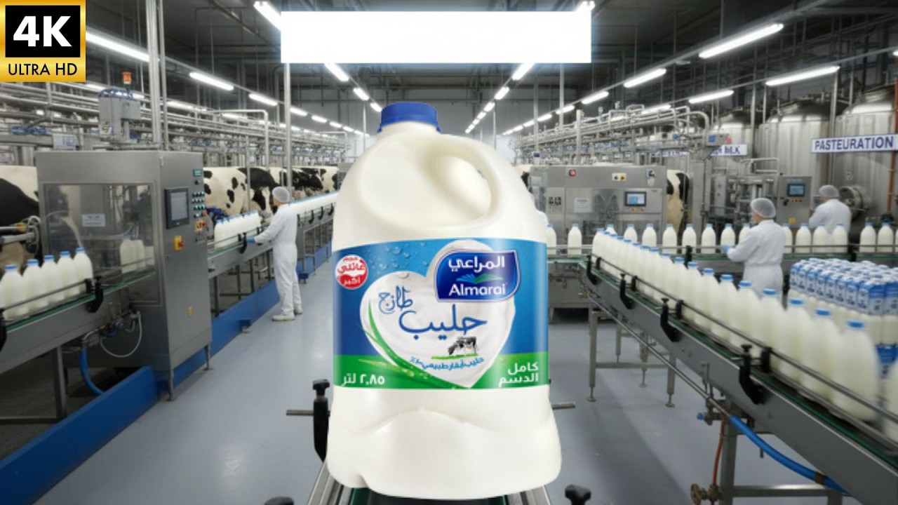 Almarai Milk Production Process – From Farm to Bottle