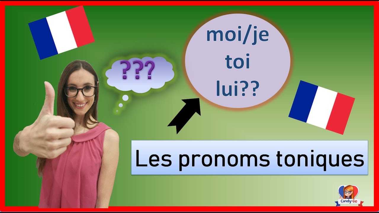 MOI TOI LUI ELLE ¿MOI/JE? ¿CUÁL DE LOS 2 USAR?  LES PRONOMS TONIQUES 🔵⚪🔴 PRONOMBRES TONICOS