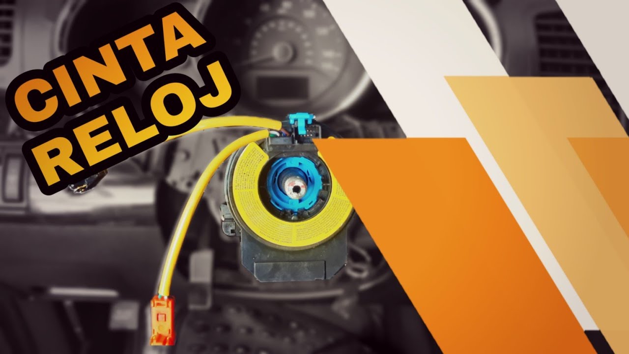 Como cambiar o reemplazar la cinta reloj, cinta clock o cinta espiral en kia sorento 2010