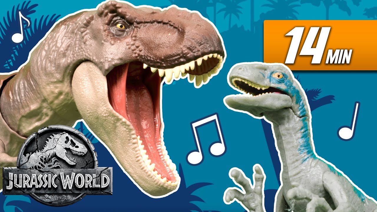 Jurassic World's Monstrous Musical Dinosaur Compilation | Mattel Action!