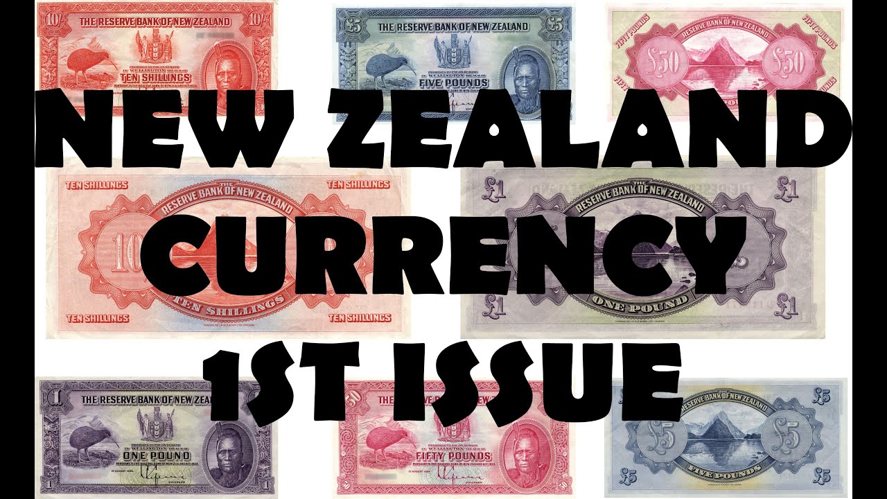 First issue of New Zealand Banknotes New Zealand Pound History of NZ Notes Notes before NZ Dollar