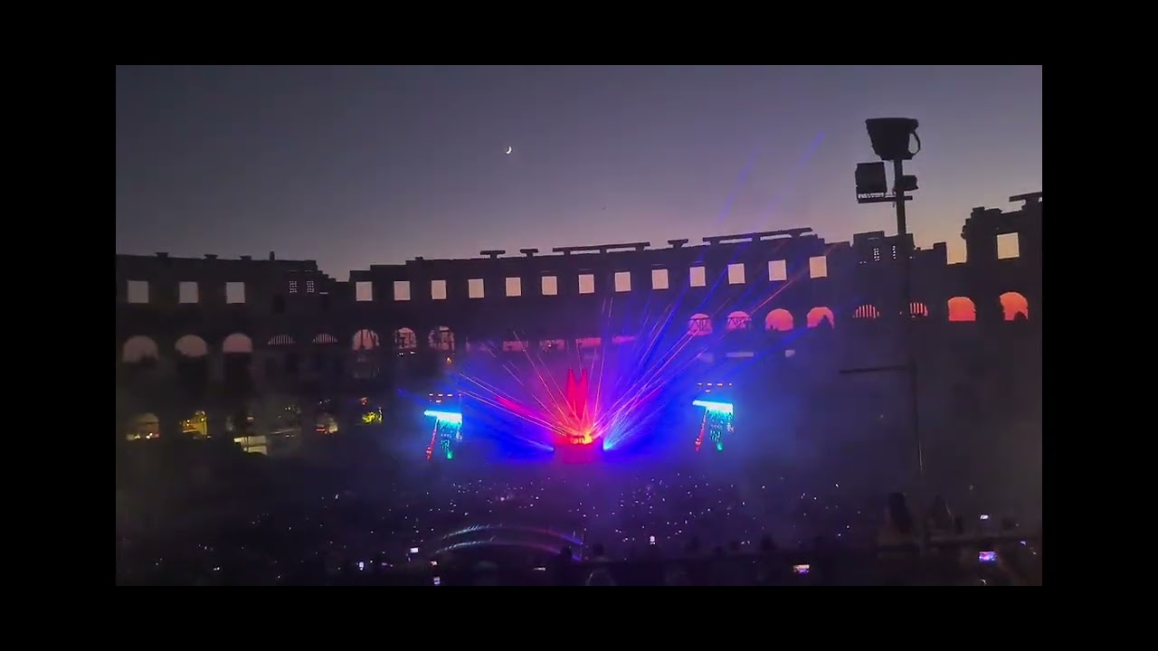 Jean-Michel Jarre @ Pula, Croatia (Excerpts)