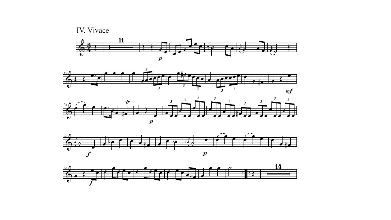 Johann Georg Albrechtsberger: Concertino (Pierre Thibaud, trumpet) IV
