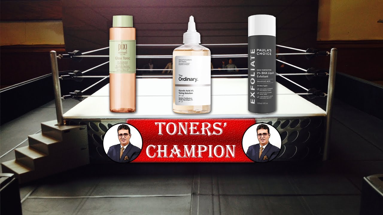 The Ordinary vs Pixi vs Paula's Choice مين أحسن تونر مقشر بالأحماض؟؟