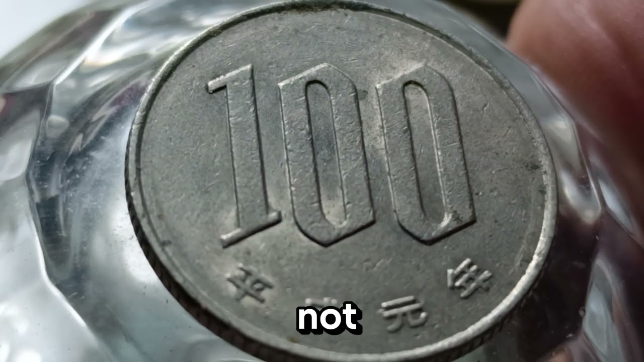 🇯🇵. &ldquo;Rare Japanese 100 Yen Coin with No Date!&rdquo;RareCoin #JapaneseCoins #100Yen