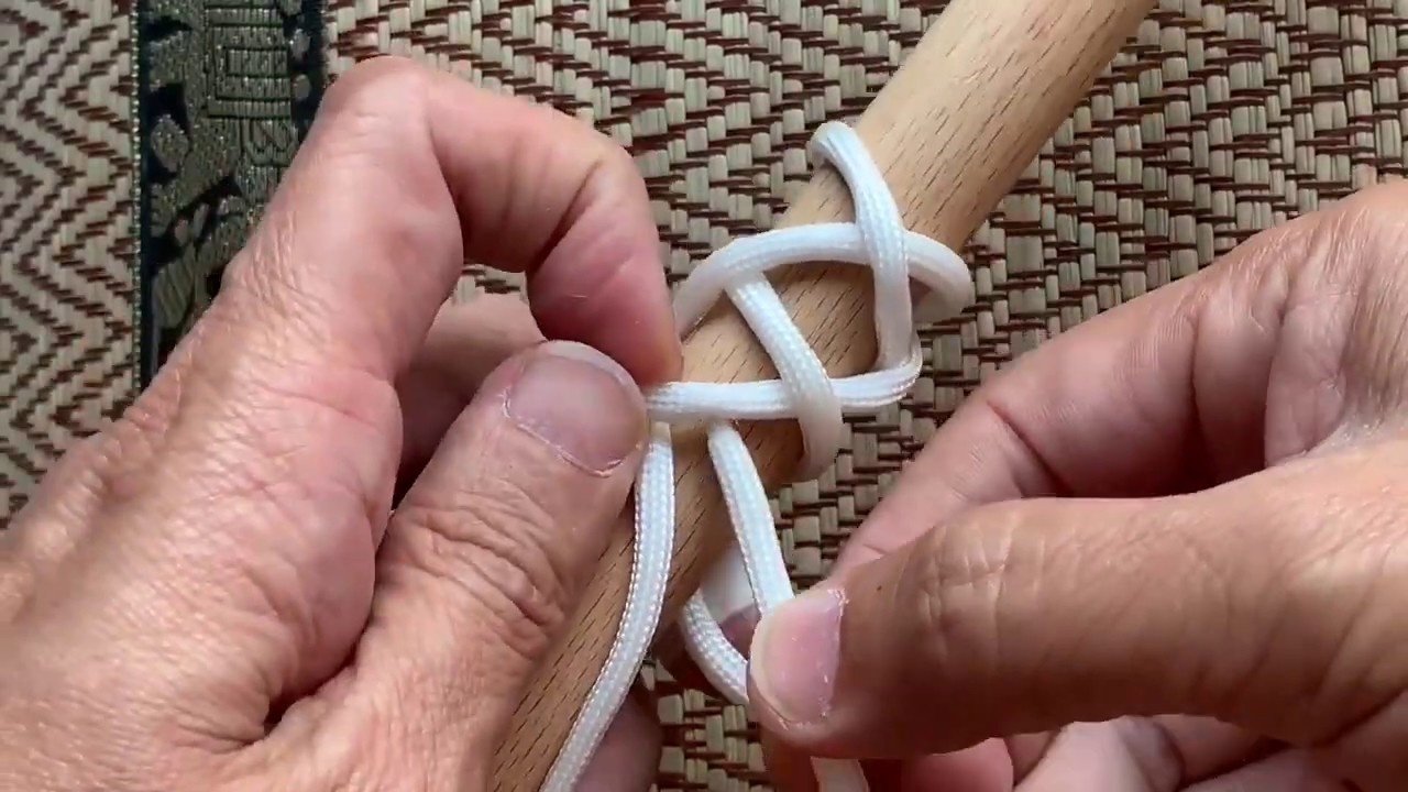 9 Part  x 4 Bight Turks Head Knot