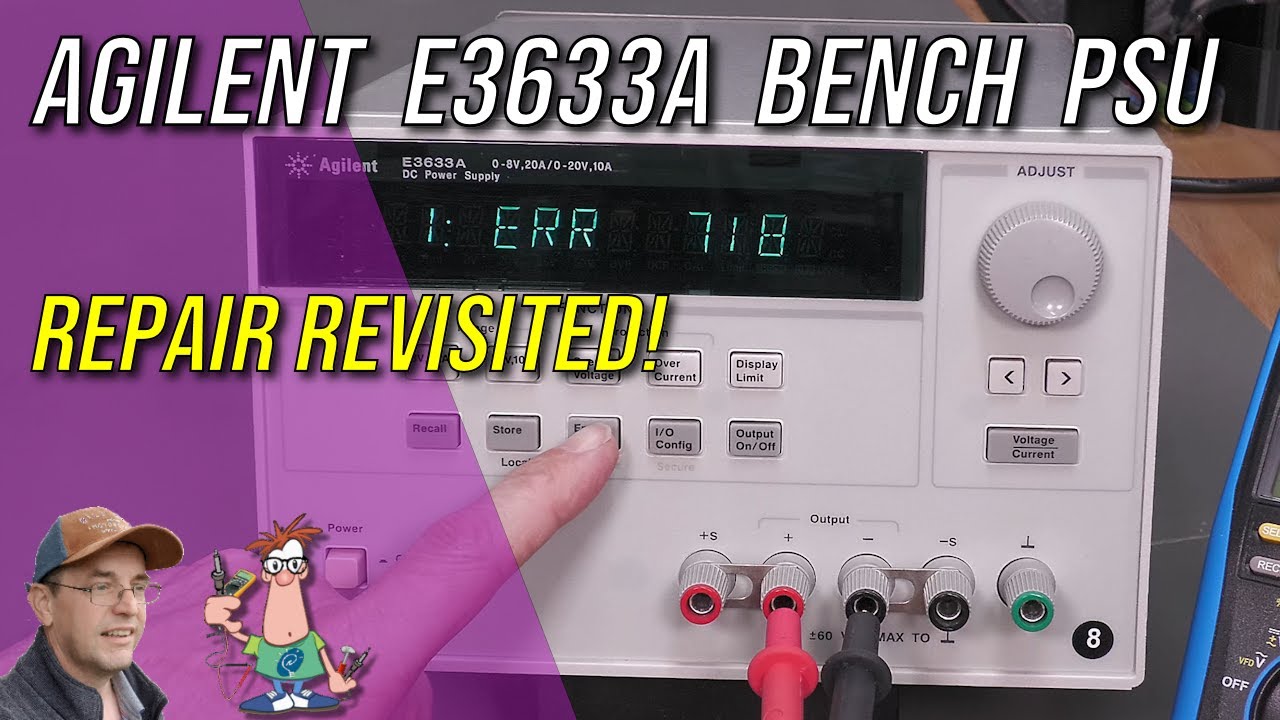 No.143 - Agilent E3633A Bench Power Supply Repair