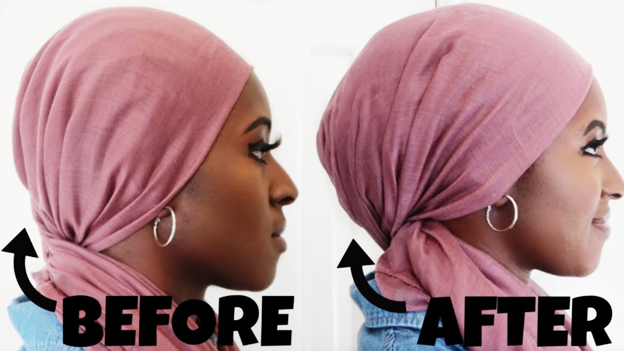 How to create hijab/turban volume even if you have NO HAIR | Aishcream