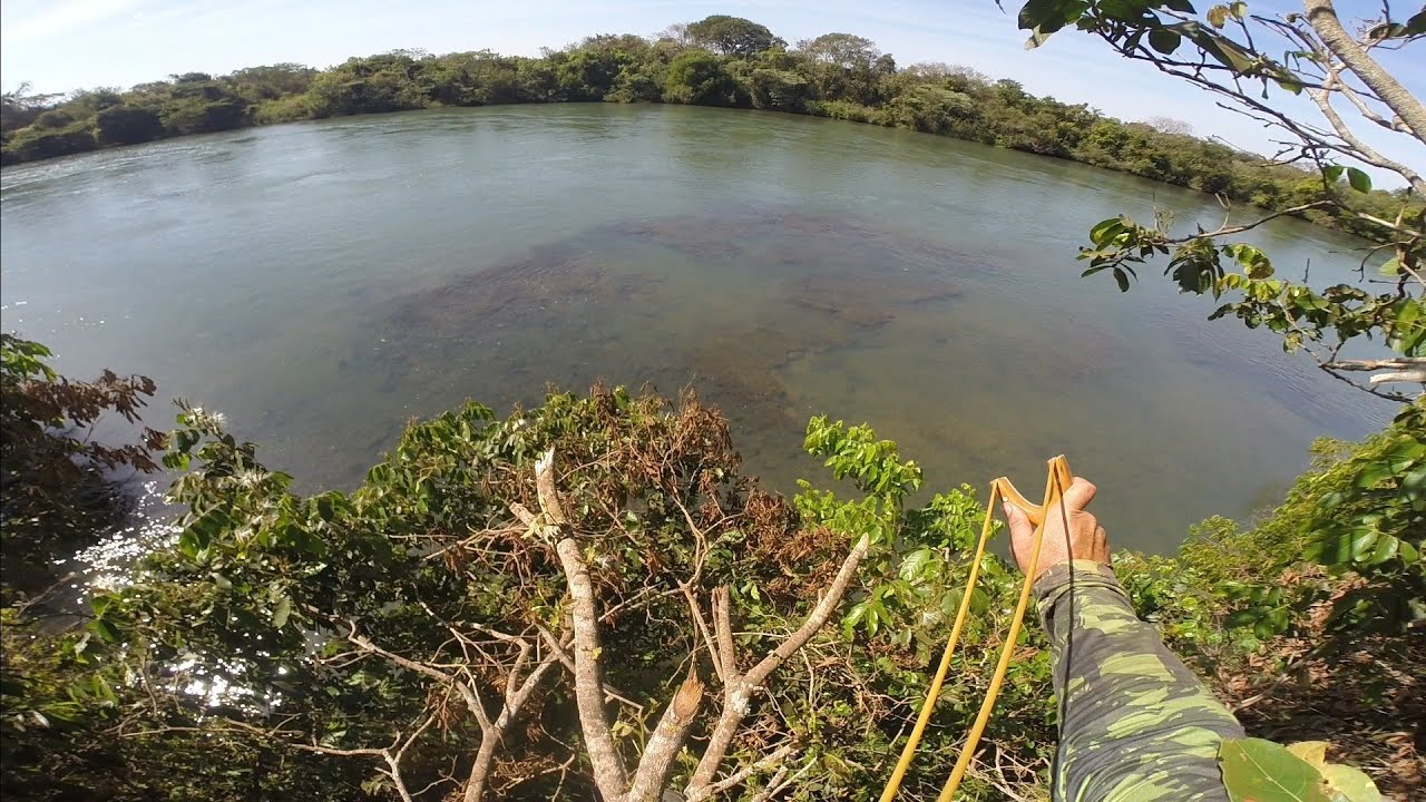 Pescaria com Estilingue  Barra Grande está viva.
