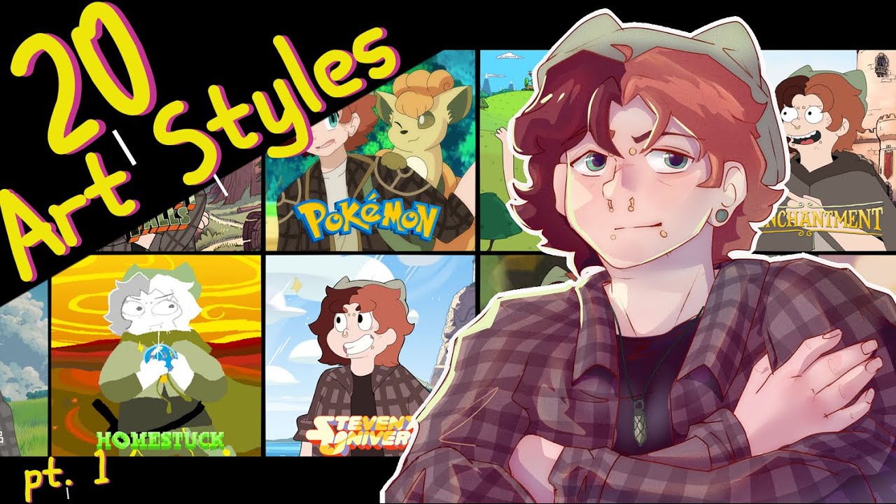 [Let's Art] 20 Art Styles Challenge!! | Pt. 1
