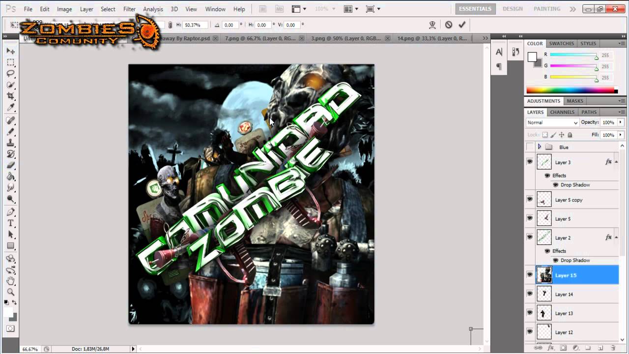 Logo para comunidad zombie speed art by IzomberDavo