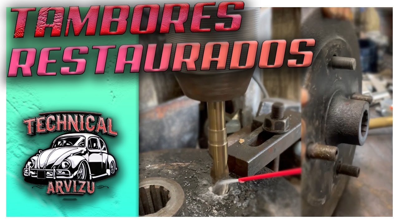 COMO arreglar rosca DA&Ntilde;ADA de TAMBOR de vocho!! 😎FACIL SOLUCION💥🤙