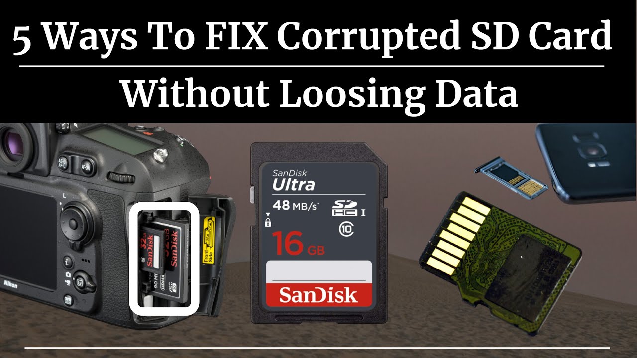 How To Fix Corrupted SD Card Without Losing Data