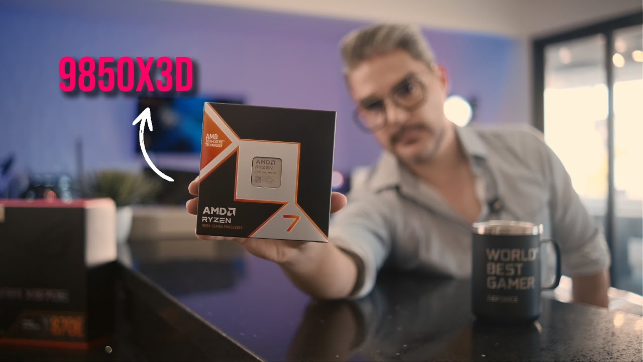 Muy potente pero... innecesario? Análisis a fondo del Ryzen 7 9850X 3D!!