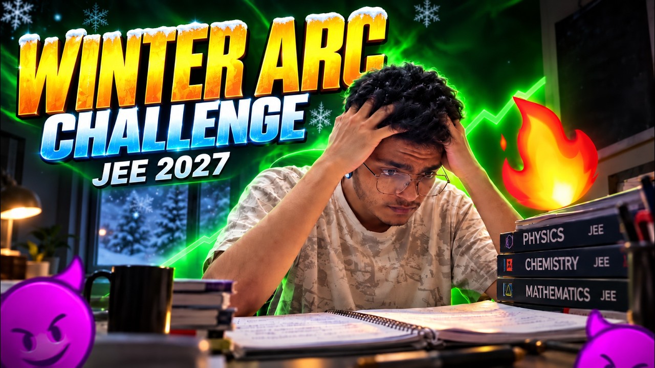 Last 4 Months To Save My JEE 2027 Drop Year 🤕 || JEE 2027 Study Vlog