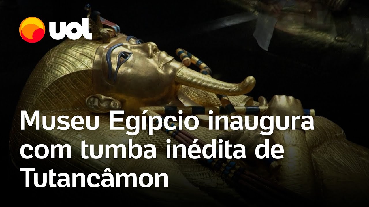 Museu Egípcio abre após 20 anos e inaugura tumba inédita de Tutancâmon; veja vídeo