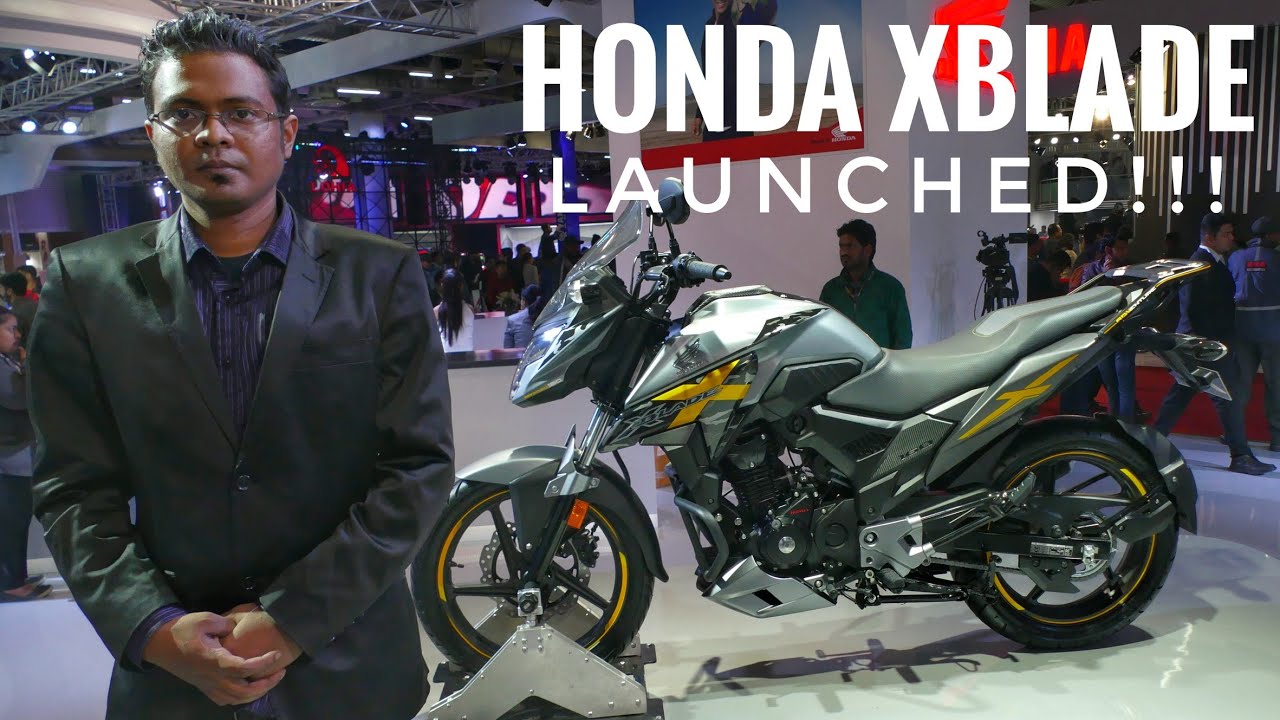 Honda Xblade Launched! 160 CC ADV and Street Version Auto Expo 2018