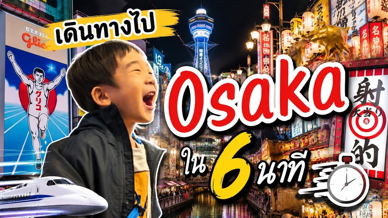 How we get to Osaka in 6 mins!!