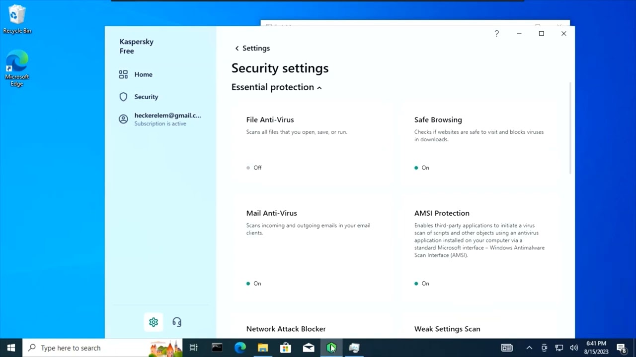 Kaspersky System Watcher vs Ransomware