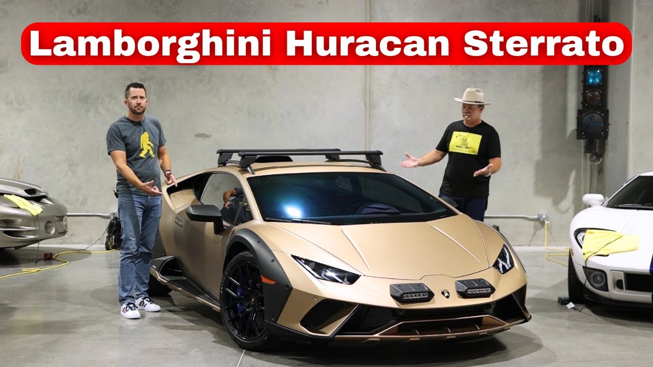 Driving the NEW Lamborghini Huracan Sterrato! - Huracan Sterrato Review!