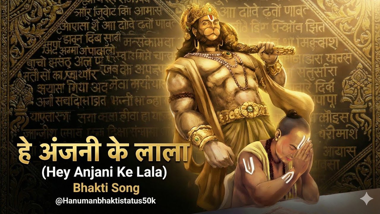 ​हे अंजनी के लाला (Hey Anjani Ke Lala) || Bhakti Song ||  @Hanumanbhaktistatus50k #song #hanumanji 