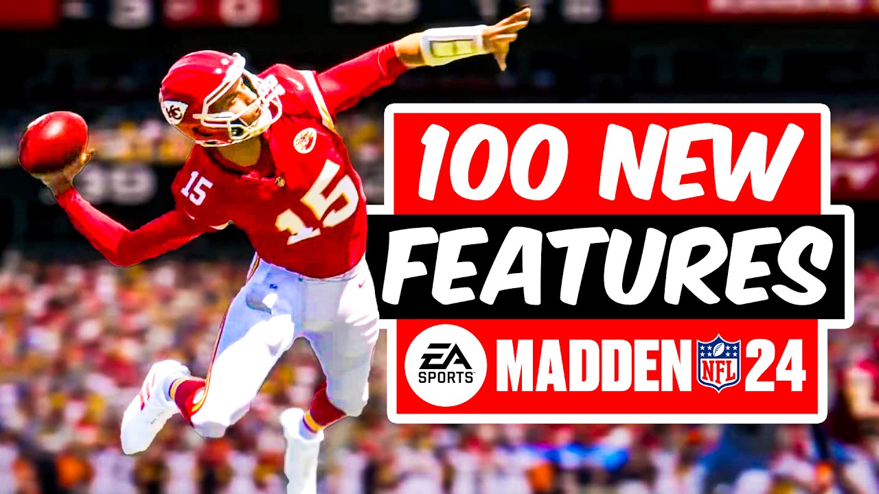 100 New Madden 24 Features In 10 Minutes!