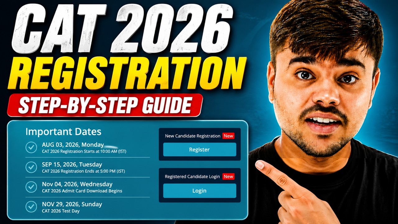 CAT 2026 Registration LIVE | Step-by-Step Form Filling Guide (Don't Make These Mistakes)