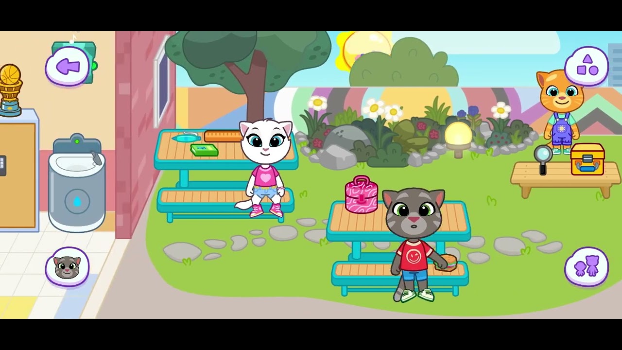 The Talking Tom & Friends World - Nick and Tani Scary Teacher 3D Games Prison Camp Tom Angela 