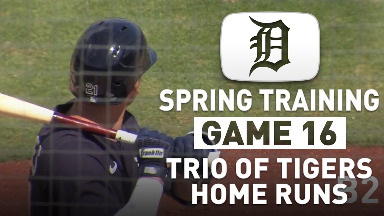 Detroit Tigers Spring Training Game 16 Highlights