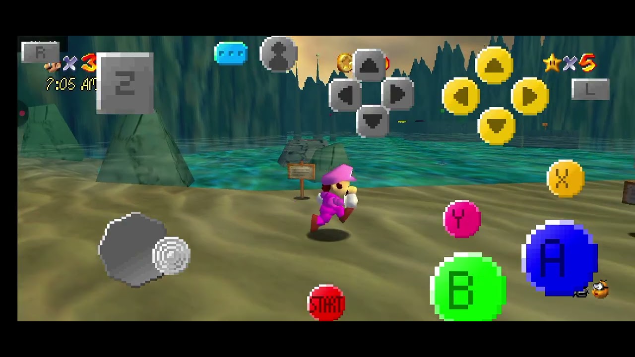 Viendo cómo mí hermana juega Mario 64