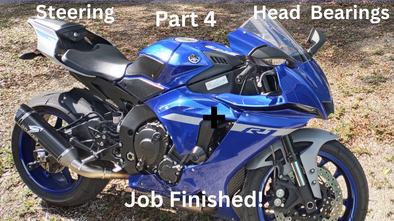 Переупаковка подшипников рулевой колонки Yamaha R1 2021 года. Часть 4