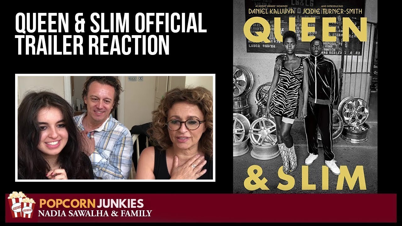 Queen & Slim (OFFICIAL TRAILER) Daniel Kaluuya - Nadia Sawalha & The Popcorn Junkies Reaction