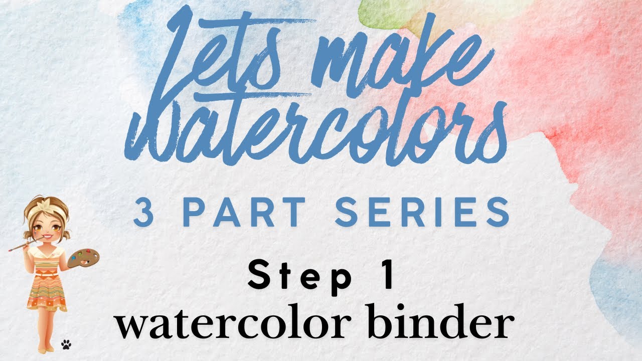 Making Watercolor binder | The idiot's guide  Tomorrow will be making watercolor!