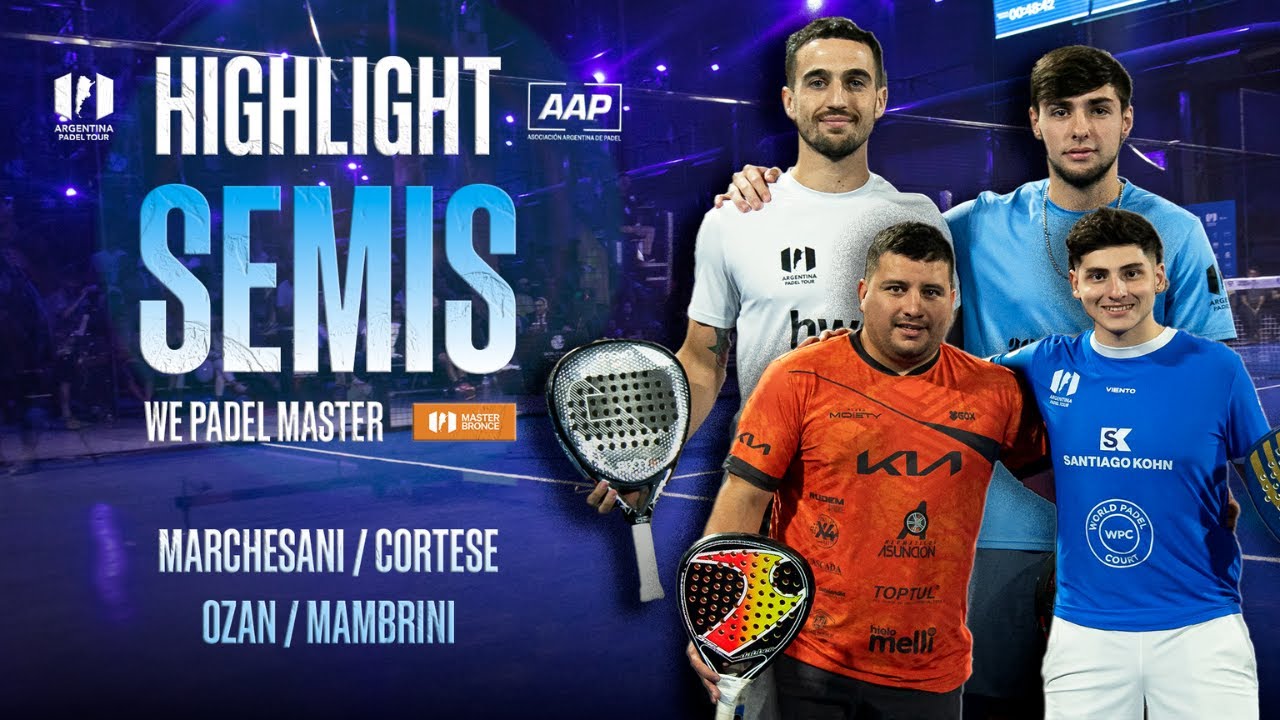 La #tremenda #semifinal que vivimos en APT - We Padel Master - Mambrini/Ozan vs Marchesani/Cortese