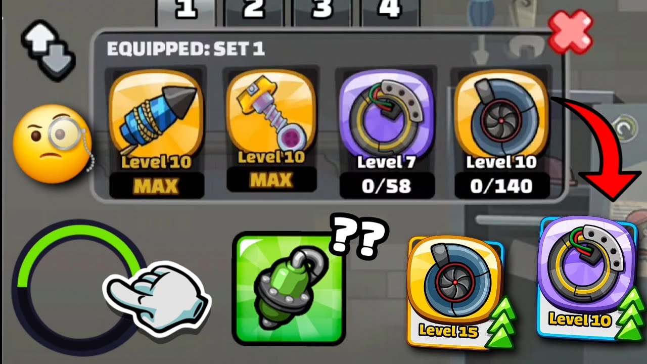 THIS IS LITERALLY BROKEN!! 😱🧐 BUFFED PARTS & INVISIBLE NITRO?? 👀 - Hill Climb Racing 2