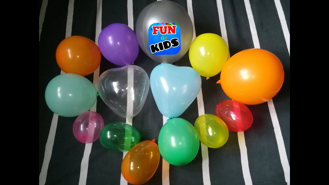 INFLATE COLORFUL BALLOONS