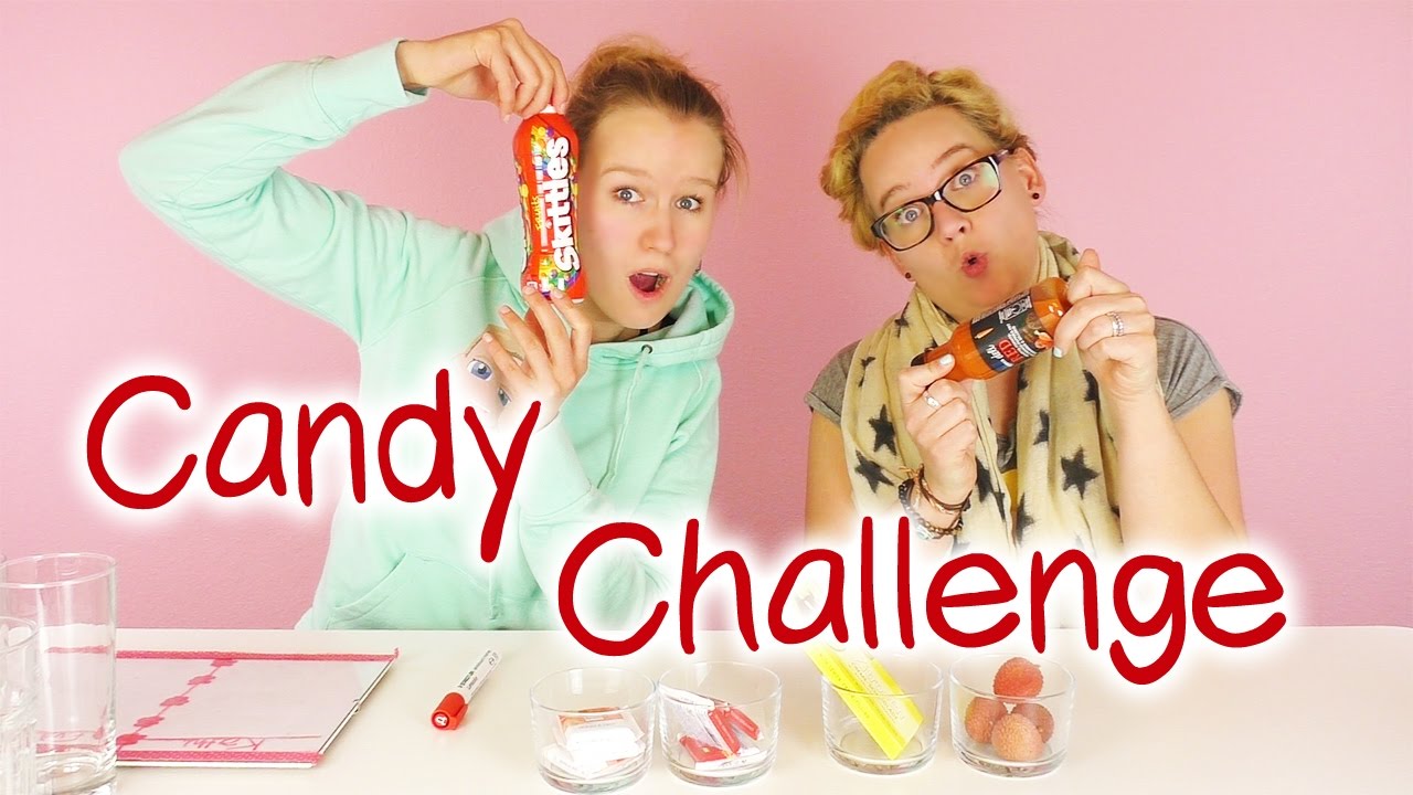 CANDY CHALLENGE (2) | Smoothie Skittles Drink Schokolade Litchis | Eva & Kathi DIY INSPIRATION